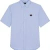 Paul&Shark Paul & Shark Mens Short Sleeved Oxford Shirt Sky Blue