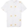 Paul Smith Mens All Over Medussa Sun Print Shirt White