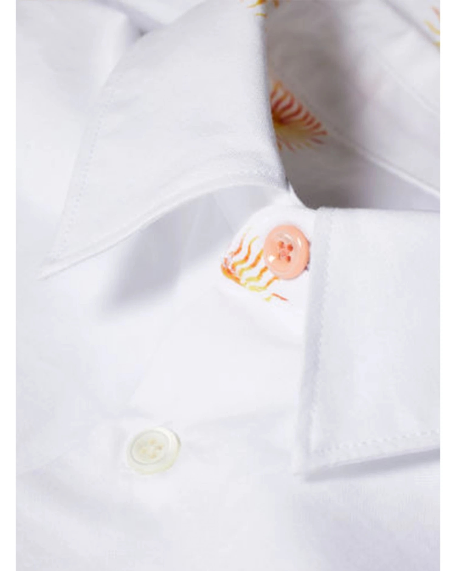 Paul Smith Mens All Over Medussa Sun Print Shirt White 6 Paul Smith Mens All Over Medussa Sun Print Shirt White - Image 4