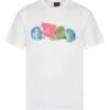 Paul Smith Mens Broken Board Print T Shirt, White Tee -Boszz Clothing Shop paul smith mens broken board print t shirt white tee p43216 261361 zoom