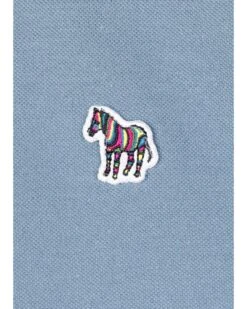 Paul Smith Mens Light Blue Contrast Trim Zebra Logo Polo Shirt -Boszz Clothing Shop paul smith mens light blue contrast trim zebra logo polo shirt p41488 245360 zoom