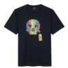 Paul Smith Mens Skull Ticket T Shirt Navy