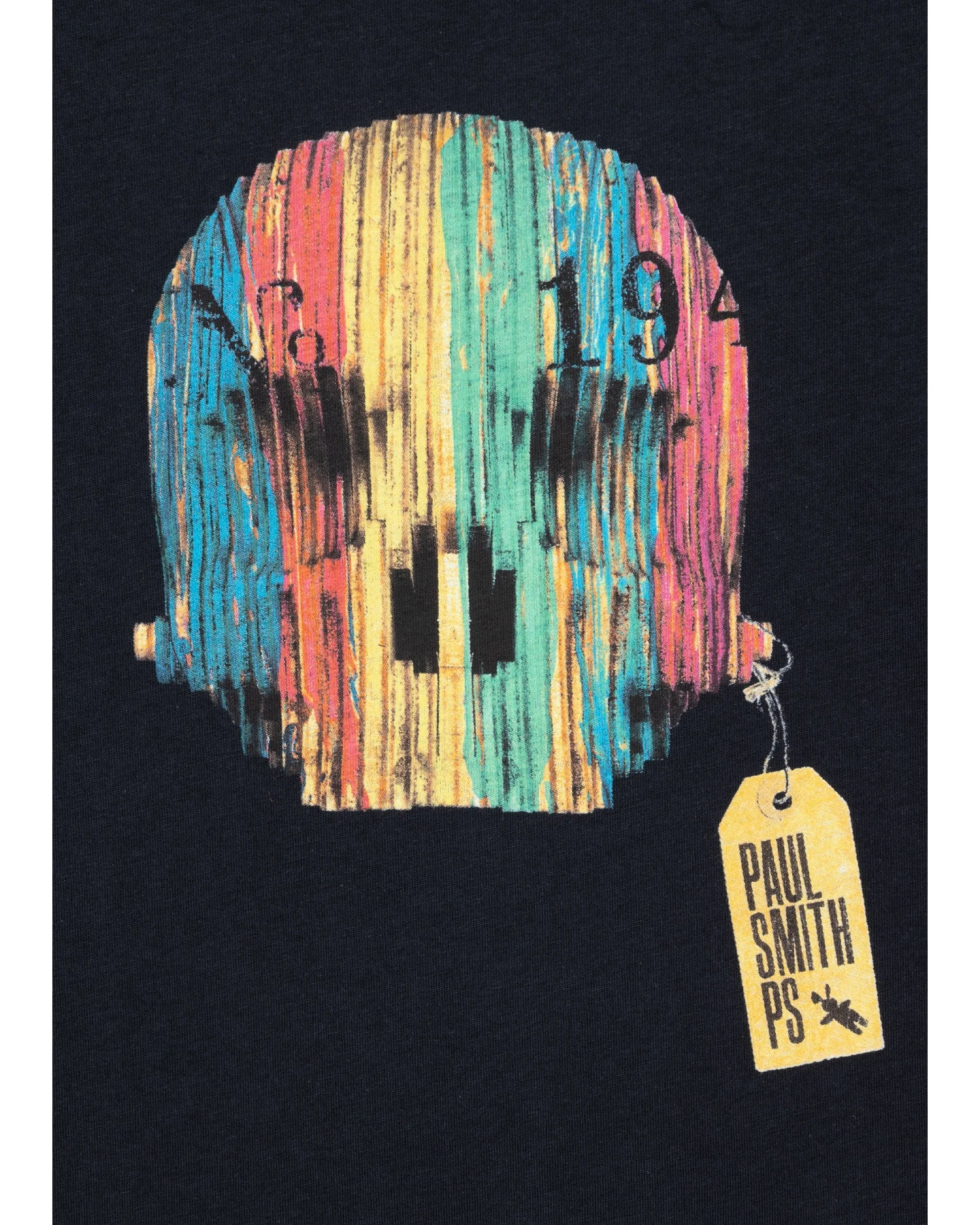 Paul Smith Mens Skull Ticket T Shirt Navy 4 Paul Smith Mens Skull Ticket T Shirt Navy - Image 2