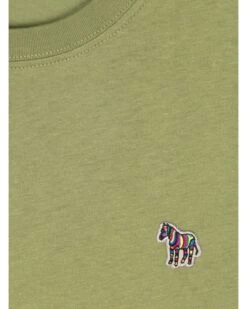 Paul Smith Mens Zebra Badge T-Shirt Khaki Green 9 Paul Smith Mens Zebra Badge T-Shirt Khaki Green -Boszz Clothing Shop paul smith mens zebra badge t shirt khaki green p44353 281062 zoom
