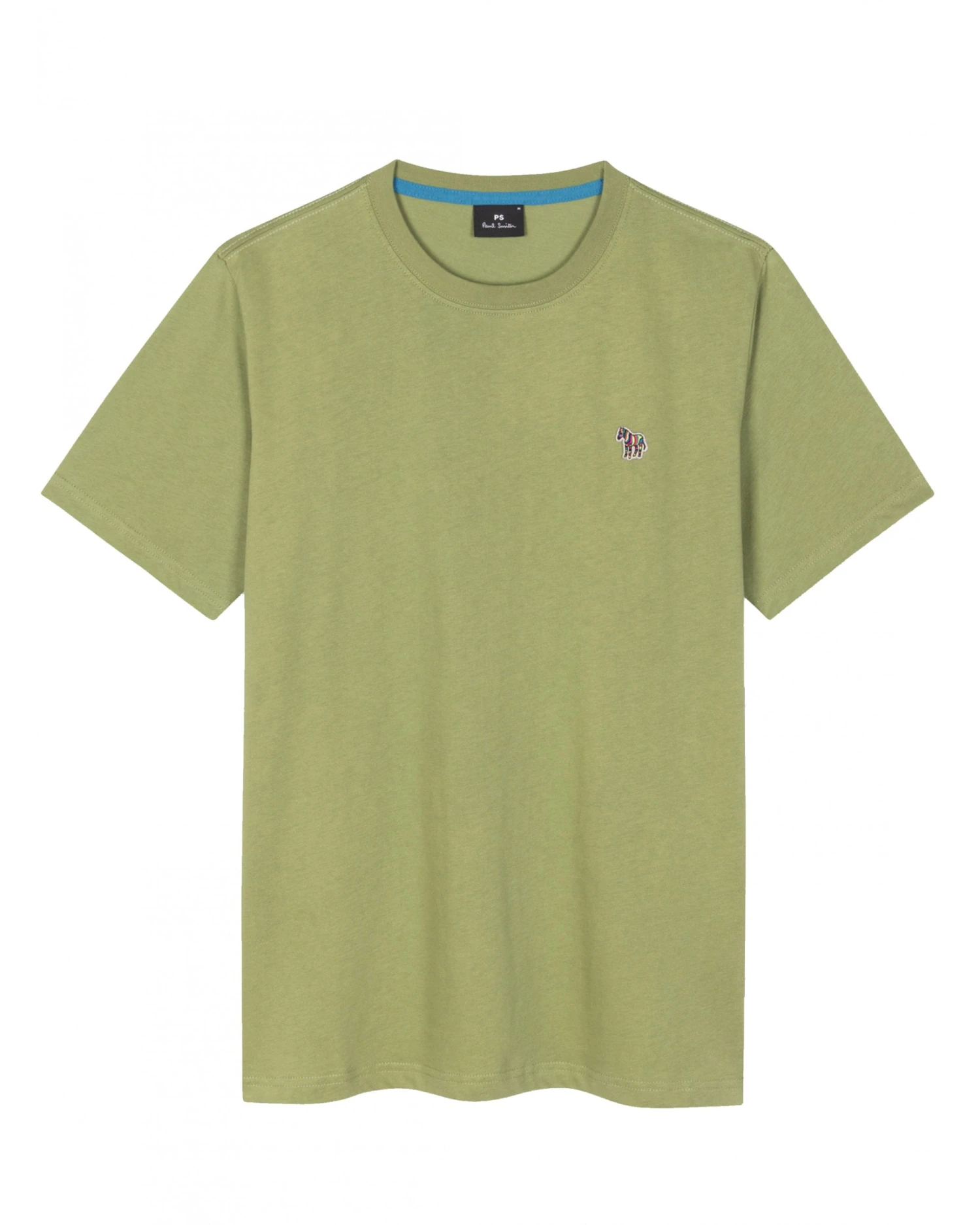 Paul Smith Mens Zebra Badge T-Shirt Khaki Green 3 Paul Smith Mens Zebra Badge T-Shirt Khaki Green