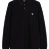 Paul Smith Mens Zebra Long Sleeve Polo Shirt Black -Boszz Clothing Shop paul smith mens zebra long sleeve polo shirt black p44359 281399 zoom