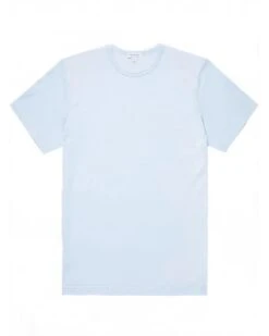Sunspel Mens Classic T-Shirt Light Blue