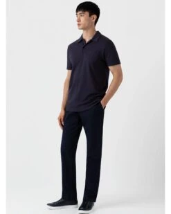 Sunspel Mens Riviera Polo Shirt Navy -Boszz Clothing Shop sunspel mens riviera polo shirt navy p44687 281871 zoom