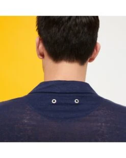 Vilebrequin Mens Linen Jersey Polo Shirt Navy -Boszz Clothing Shop vilebrequin mens linen jersey polo shirt navy p42450 267433 image