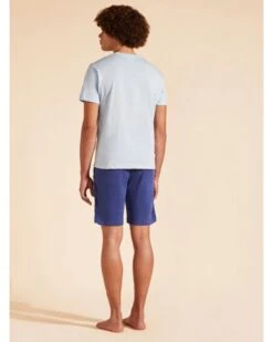 Vilebrequin Mens Surfs And Mini Moke T-Shirt Sky Blue -Boszz Clothing Shop vilebrequin mens surfs and mini moke t shirt sky blue p44849 284154 zoom