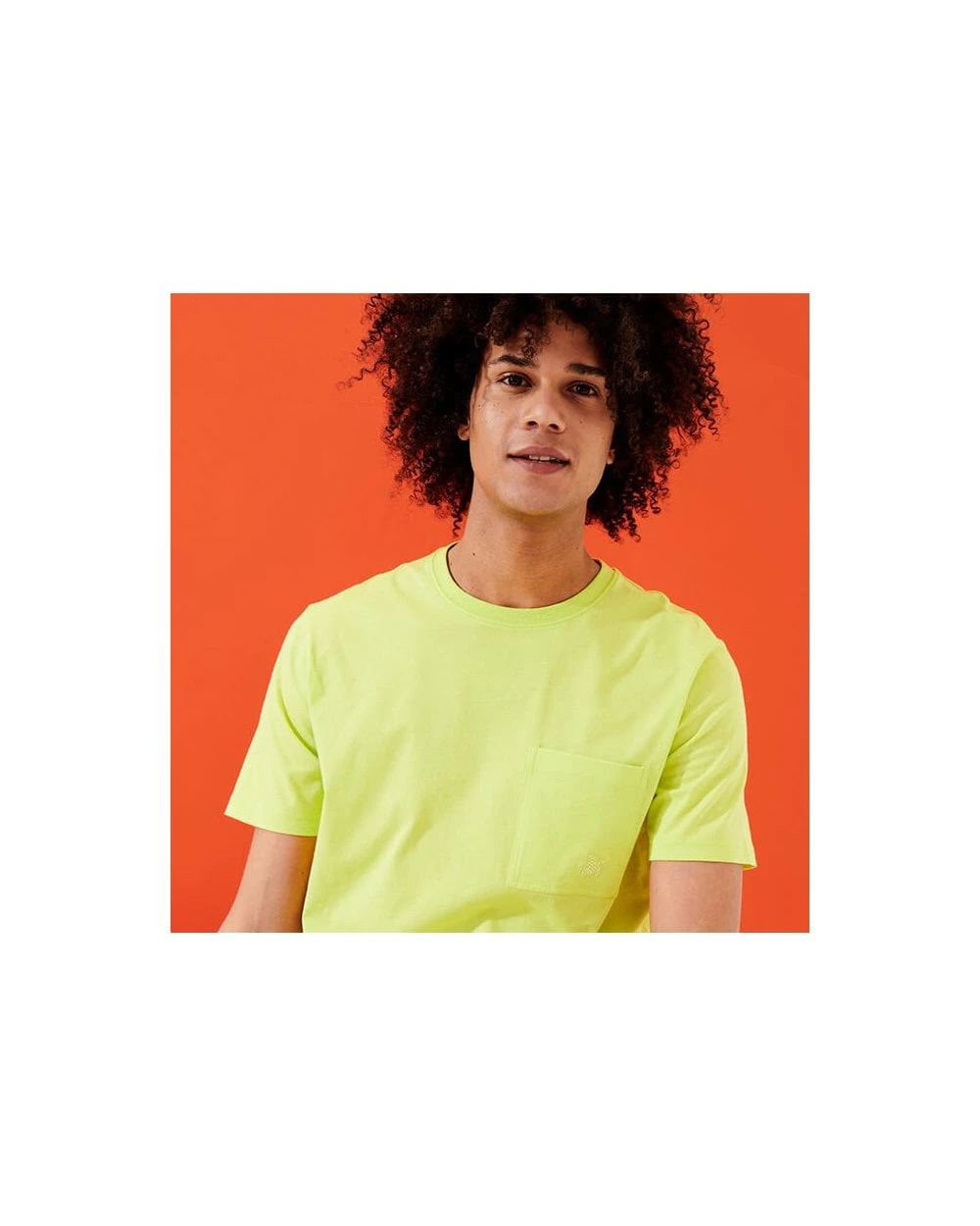 Vilebrequin Mens Titus Organic Cotton T Shirt, Coriander Green Tee 4 Vilebrequin Mens Titus Organic Cotton T Shirt, Coriander Green Tee - Image 2