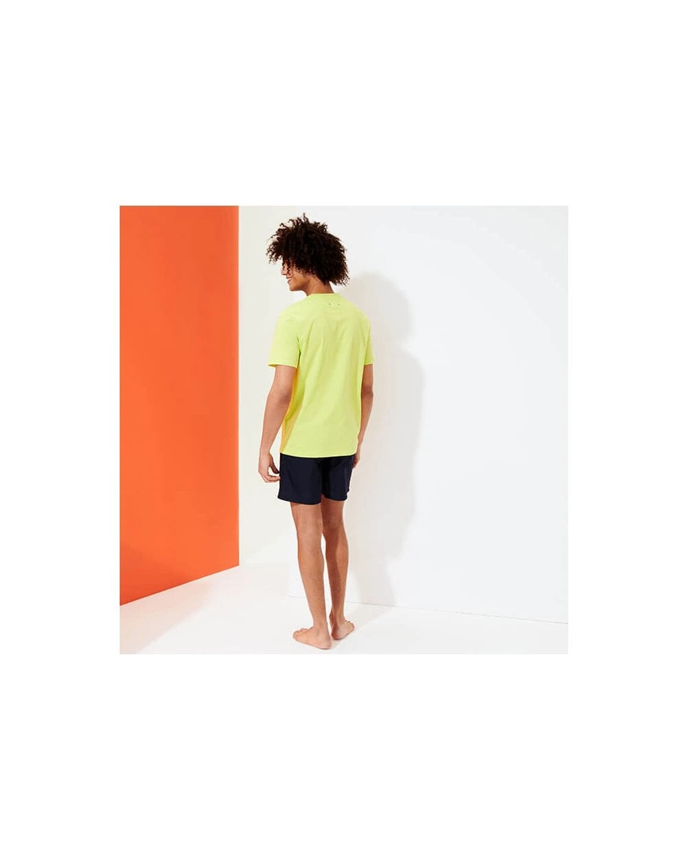 Vilebrequin Mens Titus Organic Cotton T Shirt, Coriander Green Tee 6 Vilebrequin Mens Titus Organic Cotton T Shirt, Coriander Green Tee - Image 4